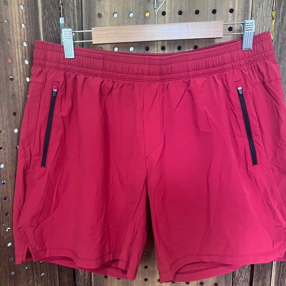 All In Motion Red Athletic Shorts Men's Large athleisure workout running hiking